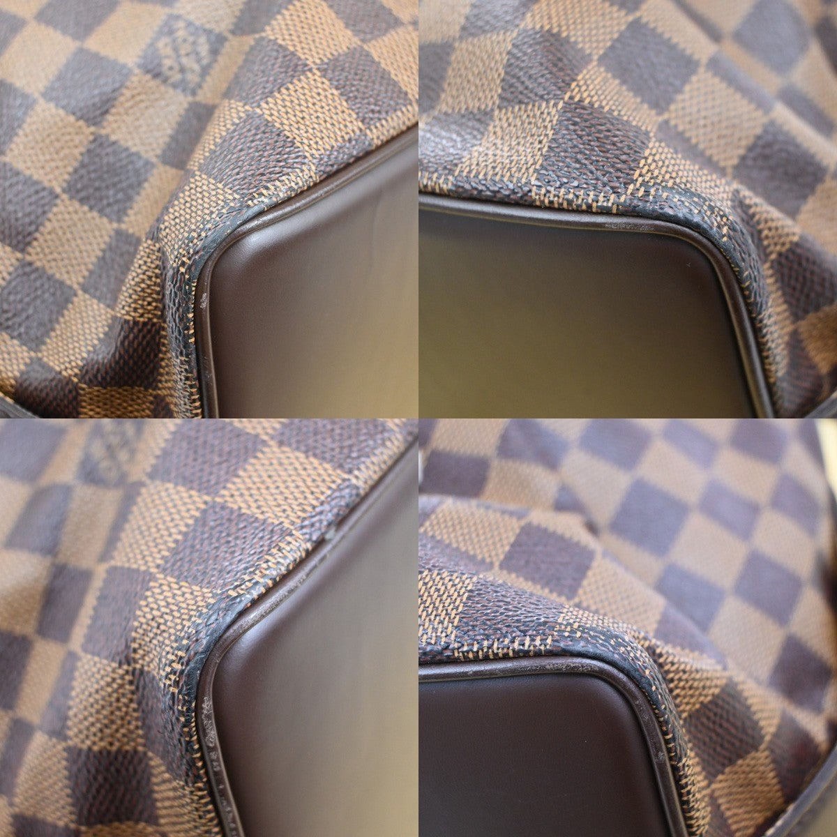 Louis Vuitton Chelsea Handbag Damier, BROWN, CANVAS, Tote bag