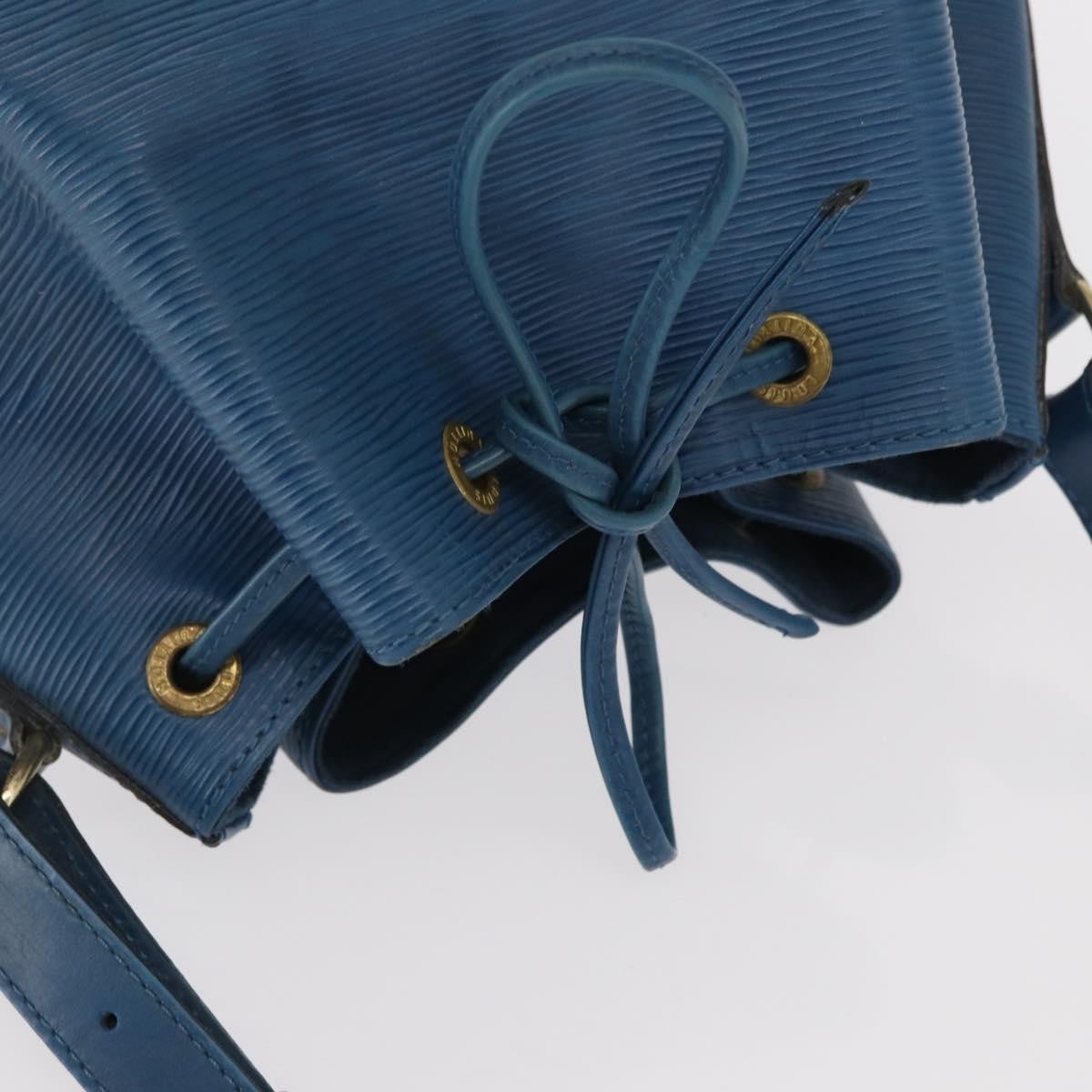 Louis Vuitton Petit Noe NM Handbag Epi Leather, BLUE, LEATHER, Shoulder bag