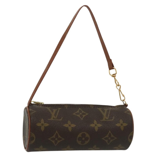 Louis Vuitton Papillon Pochette Monogram Canvas, BROWN, CANVAS, Handbag