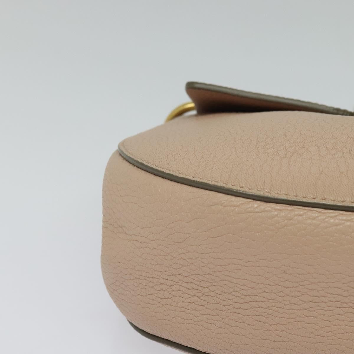 Chloe Drew Shoulder Bag Leather, PINK, LEATHER, Shoulder bag