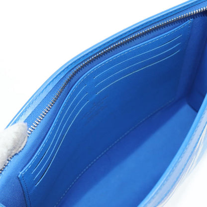 Louis Vuitton Pochette Voyage Limited Edition Monogram Clouds, BLUE, PVC, Clutche & pouche