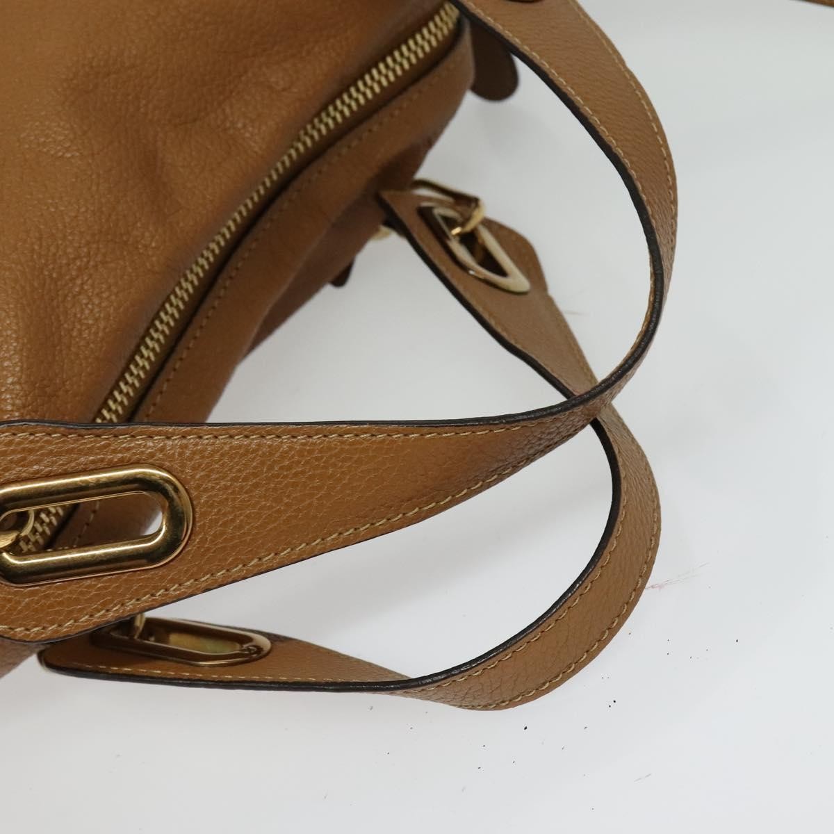 Chloe Darryl Hobo Leather, BROWN, LEATHER, Handbag