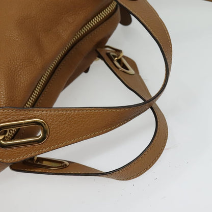 Chloe Darryl Hobo Leather, BROWN, LEATHER, Handbag