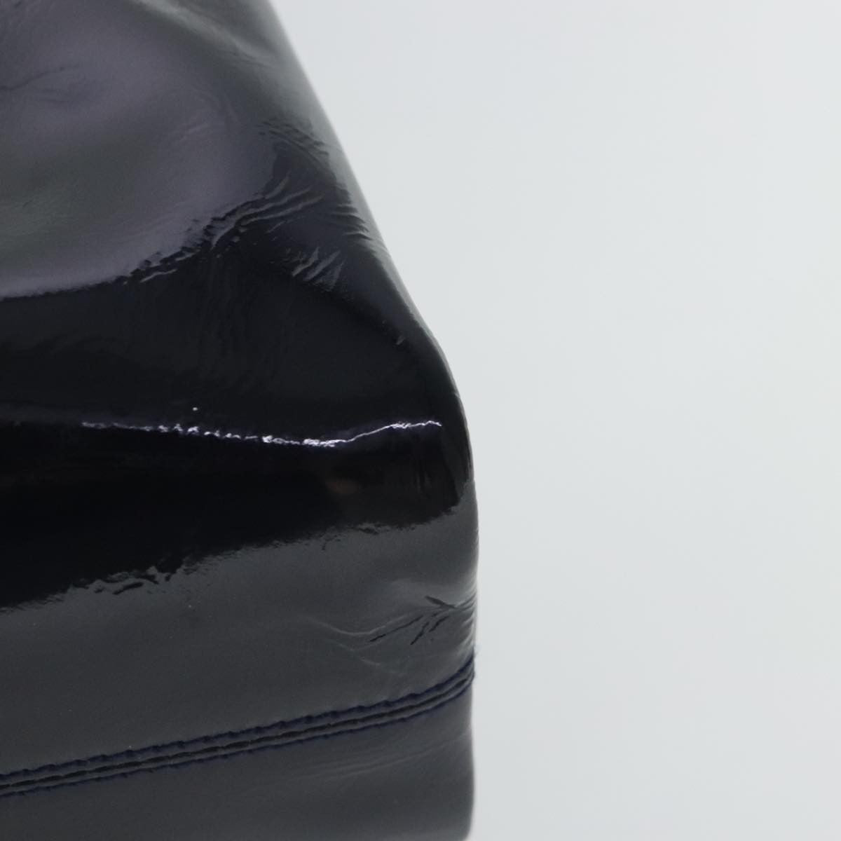 Bvlgari Top Handle Bag Patent leather, NAVY, PATENT_LEATHER, Handbag