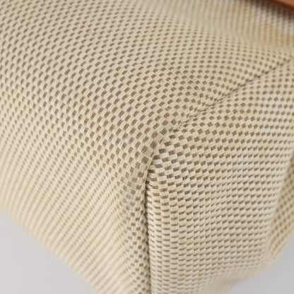 Hermes Herbag Cabas Toile and Leather, BEIGE, CANVAS, Tote bag