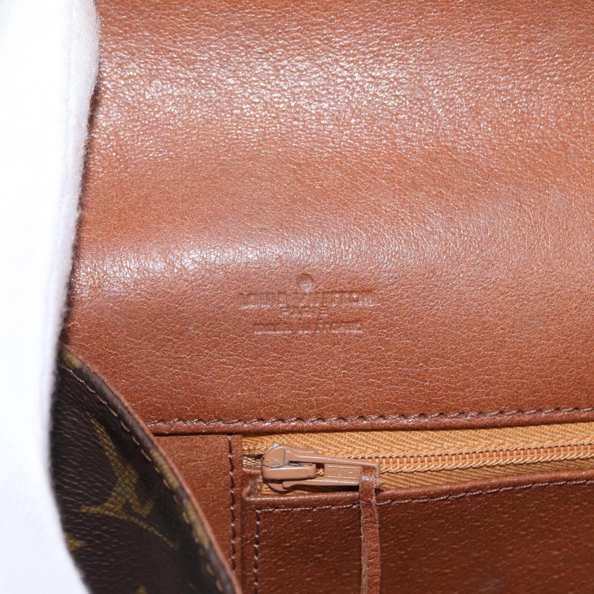 Louis Vuitton Dame Pochette Monogram Canvas, BROWN, CANVAS, Clutche & pouche