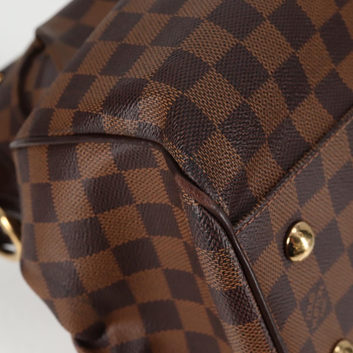 Louis Vuitton Trevi Handbag Damier, BROWN, CANVAS, Handbag