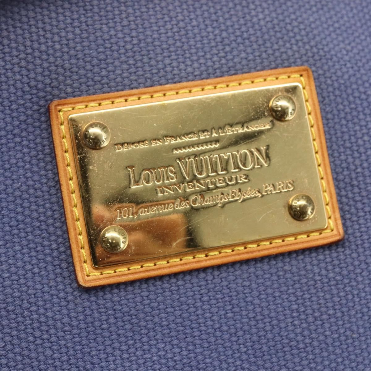 Louis Vuitton Antigua Tote Canvas, PURPLE, CANVAS, Tote bag