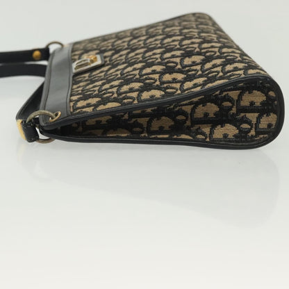 Christian Dior wristlet zip dior Canvas, NAVY, CANVAS, Shoulder bag