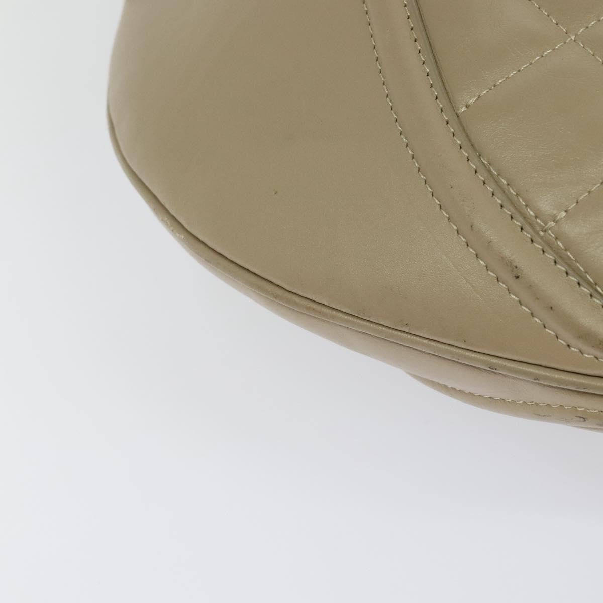 Burberry Hoxton Hobo Quilted Leather, BEIGE, LEATHER, Shoulder bag