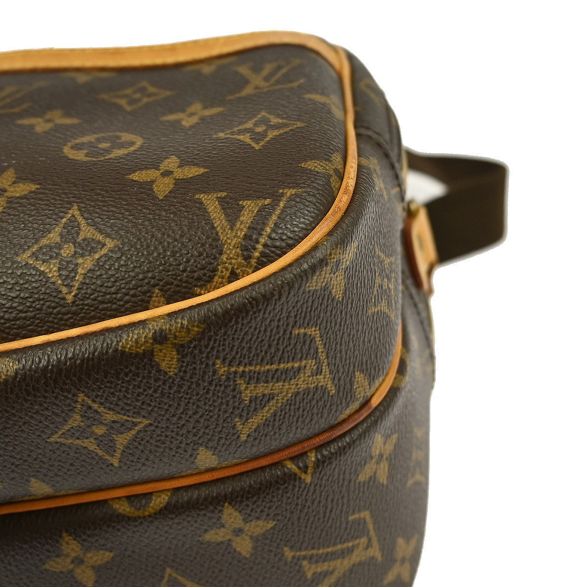 Louis Vuitton Reporter Bag Monogram Canvas, BROWN, CANVAS, Shoulder bag