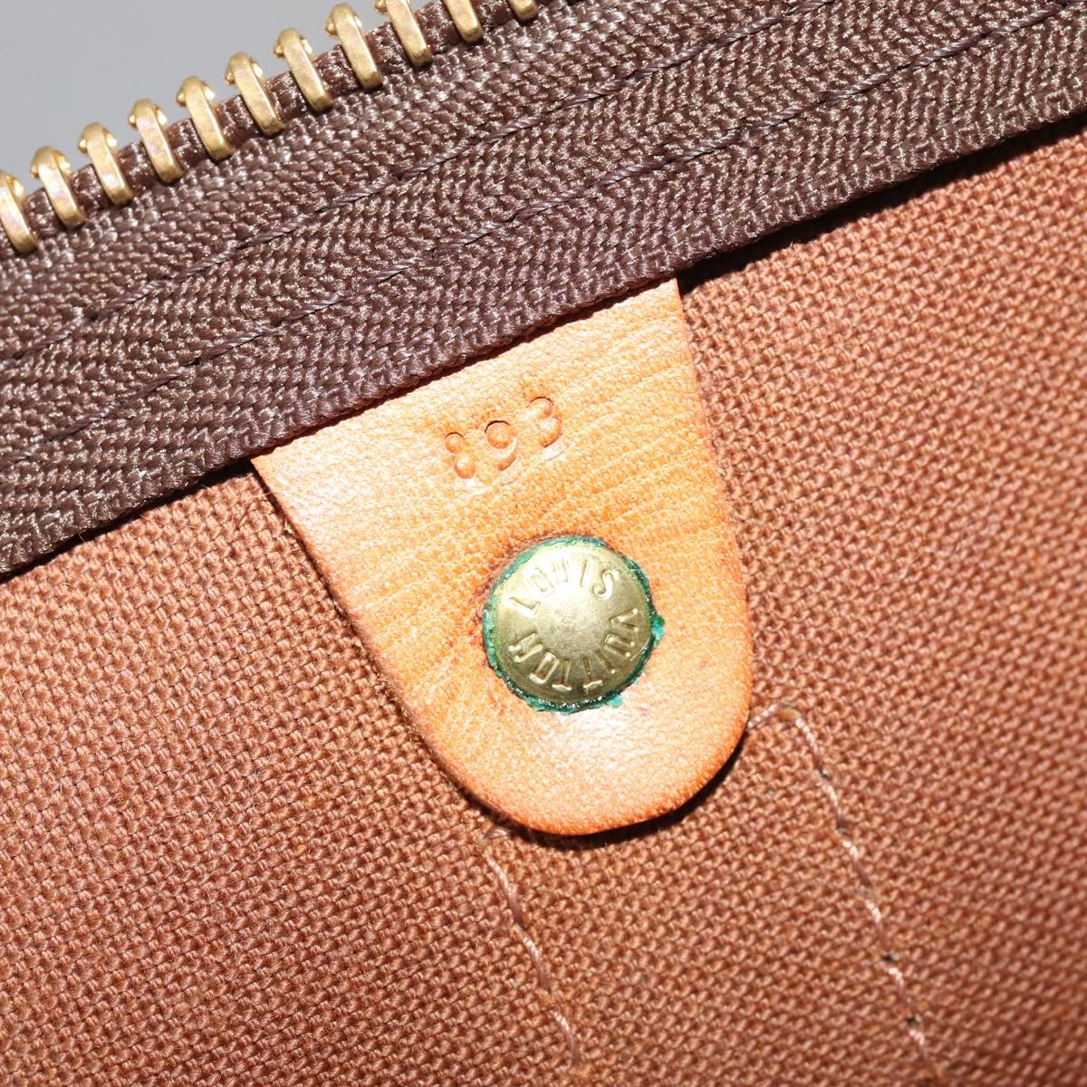 Louis Vuitton Keepall Bandouliere Bag Monogram Canvas, BROWN, CANVAS, Travel bag