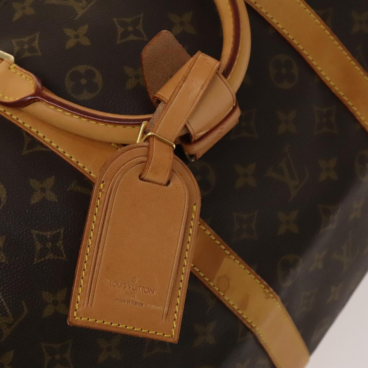 Louis Vuitton Keepall Bag Monogram Canvas, BROWN, CANVAS, Travel bag
