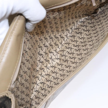 Saint Laurent Vintage Clutch PVC, BEIGE, PVC, Clutche & pouche