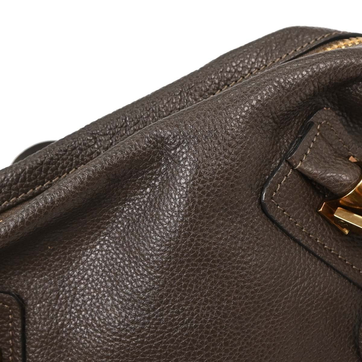 Chloe Paraty Top Handle Bag Leather, BROWN, LEATHER, Handbag