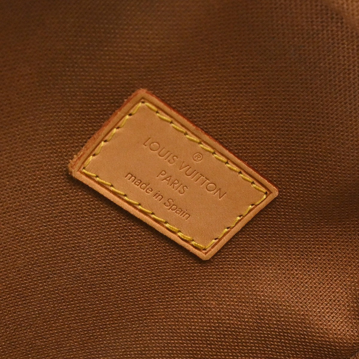 Louis Vuitton Pochette Gange Monogram Canvas, BROWN, CANVAS, Clutche & pouche