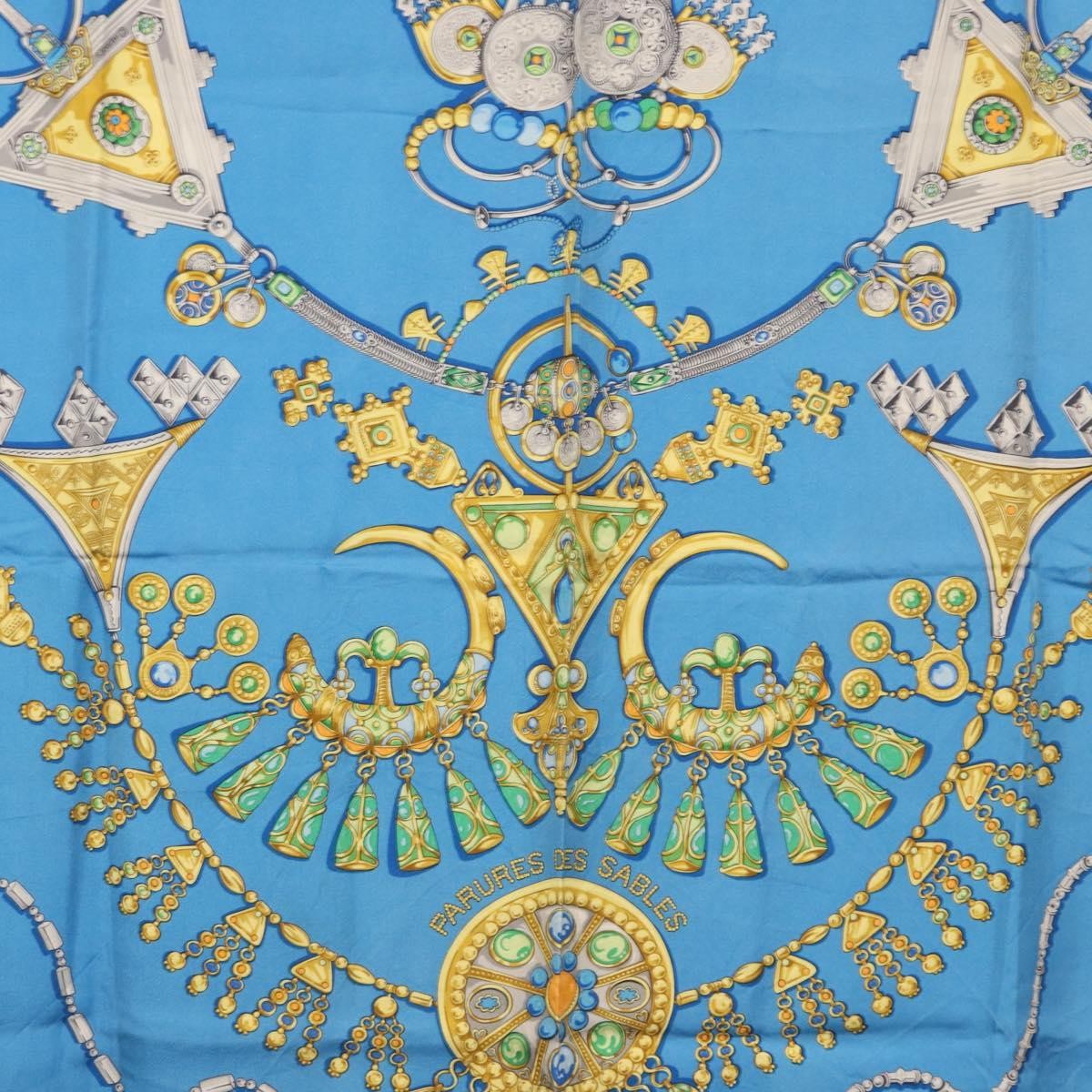 Hermes Carré 90 Silk multicolor, BLUE, SILK, Scarve & shawl
