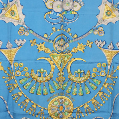 Hermes Carré 90 Silk multicolor, BLUE, SILK, Scarve & shawl