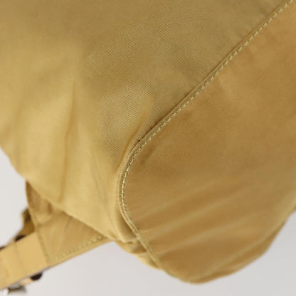 Prada Double Front Pocket Backpack Tessuto, BEIGE, NYLON, Backpack