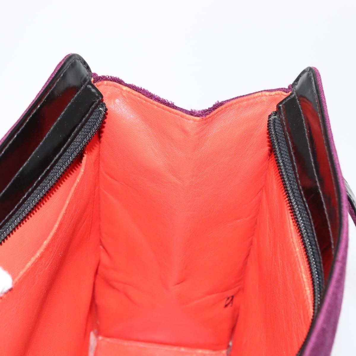 Chanel Vintage Logo Tote Cotton, PURPLE, COTTON, Tote bag