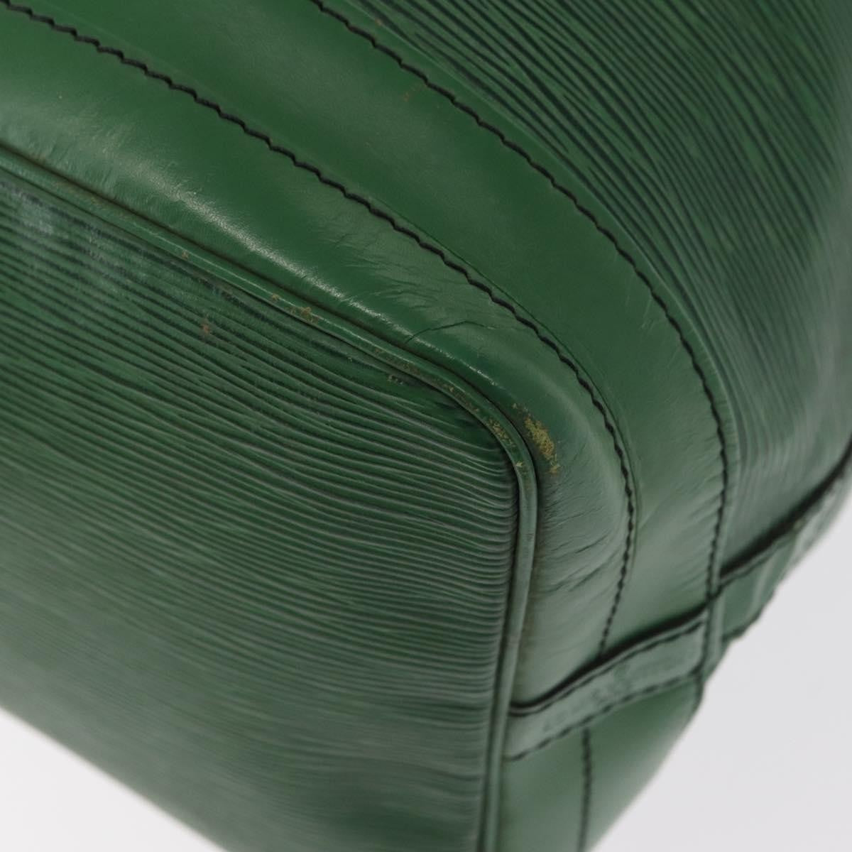Louis Vuitton Noe Handbag Epi Leather, GREEN, LEATHER, Shoulder bag