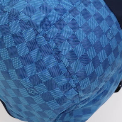 Louis Vuitton Aventure Practical Duffle Bag Damier Nylon, BLUE, NYLON, Travel bag