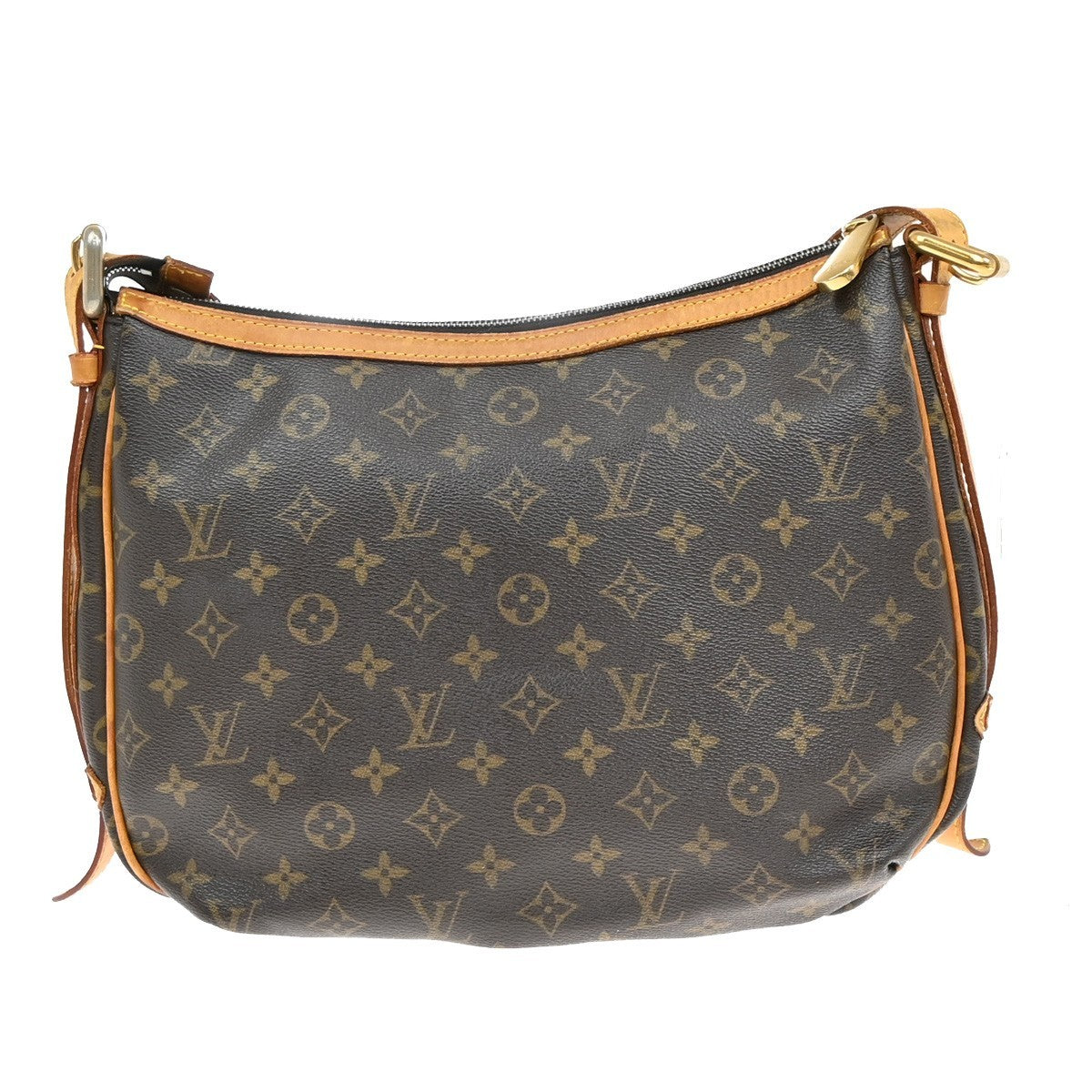 Louis Vuitton Tulum Handbag Monogram Canvas, BROWN, CANVAS, Handbag
