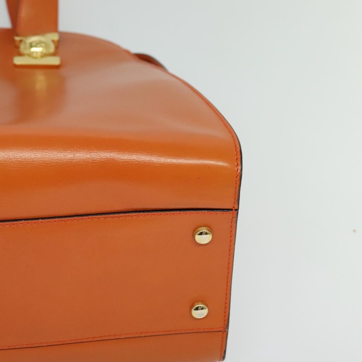 Celine Tote bag Leather, ORANGE, LEATHER, Tote bag