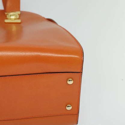 Celine Tote bag Leather, ORANGE, LEATHER, Tote bag