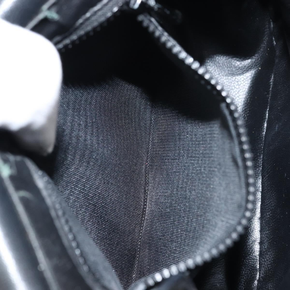 Celine Vintage Shoulder Bag Leather, BLACK, LEATHER, Shoulder bag