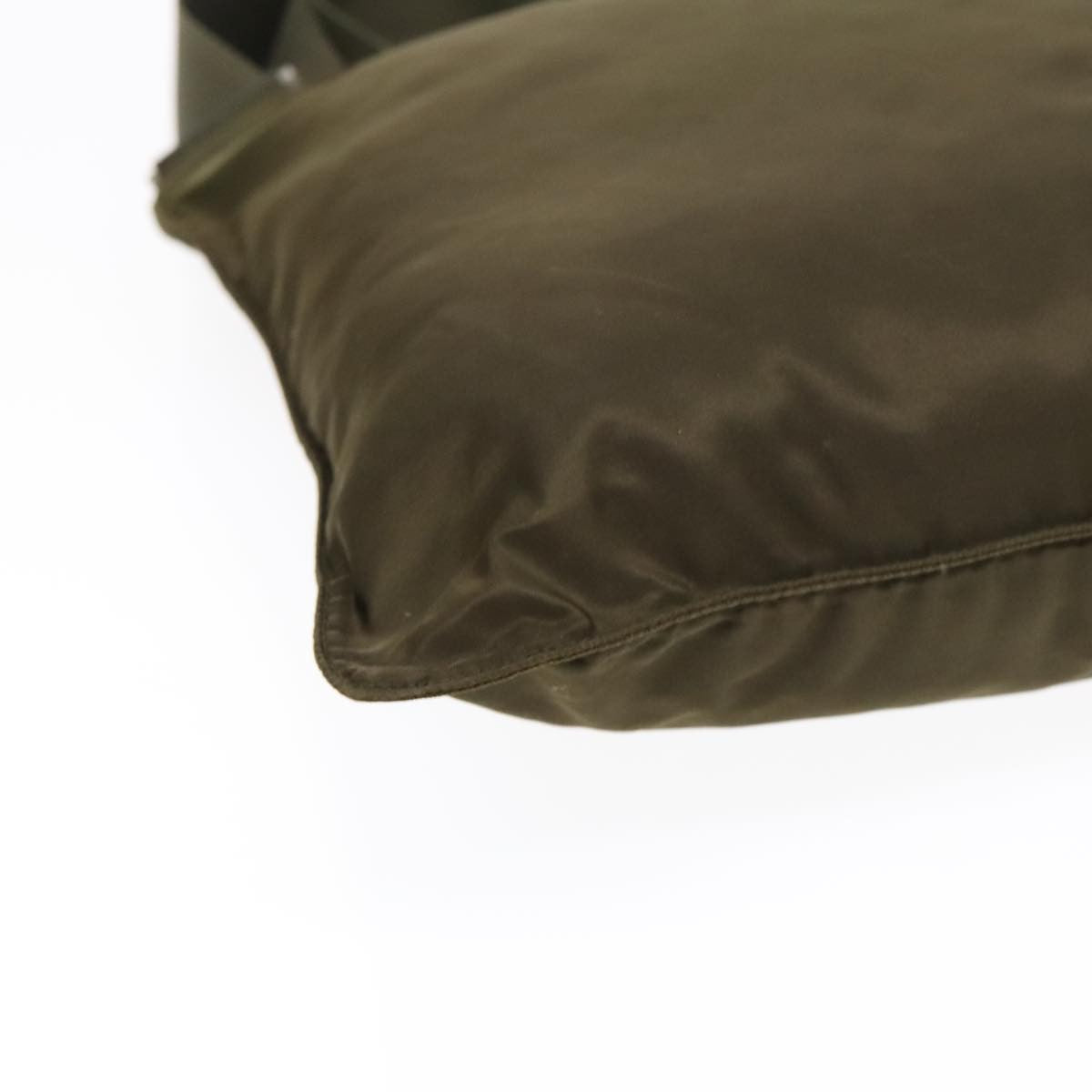 Prada Flat Messenger Bag Tessuto, KHAKI, NYLON, Shoulder bag