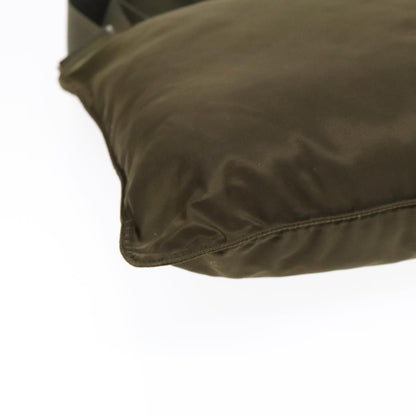 Prada Flat Messenger Bag Tessuto, KHAKI, NYLON, Shoulder bag