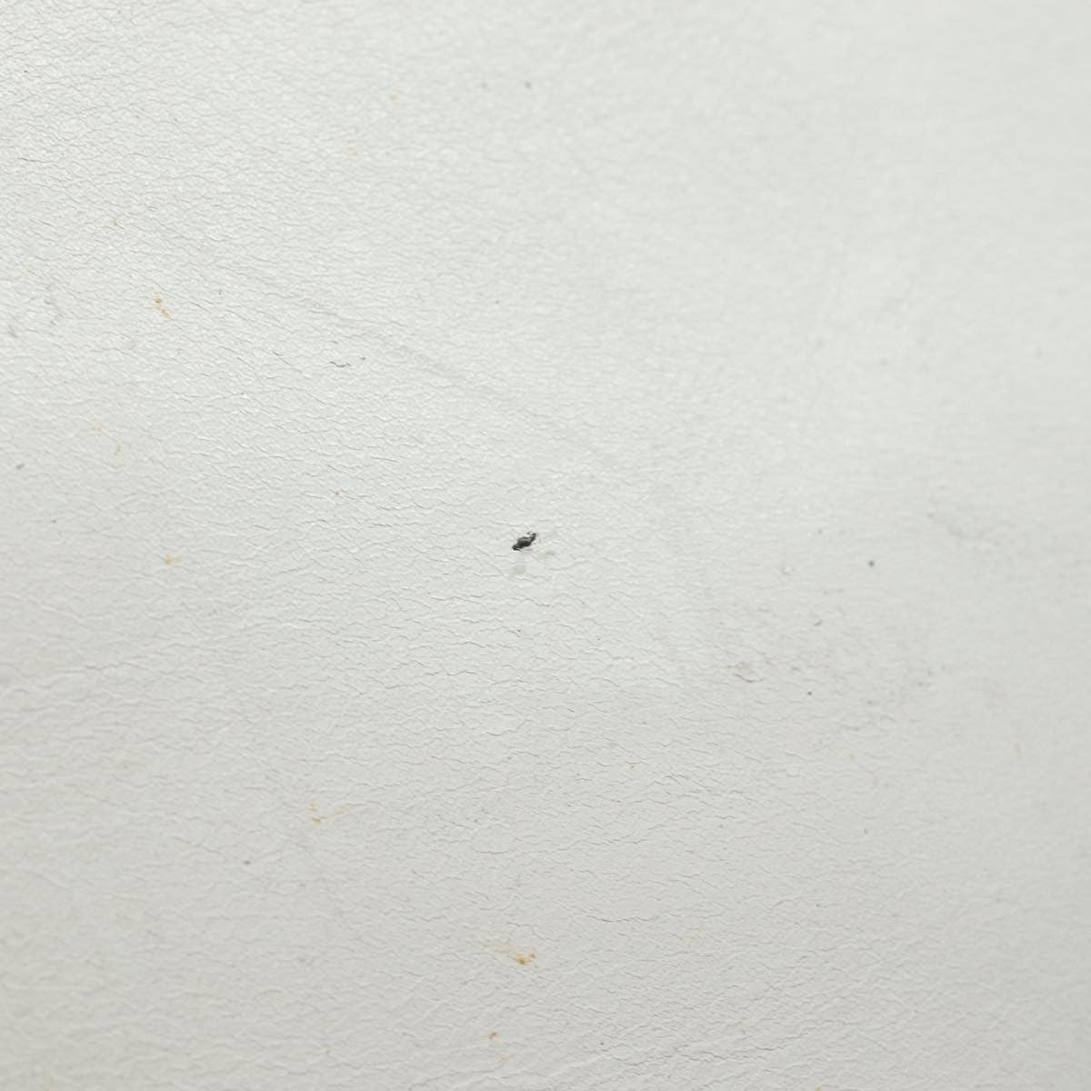 Celine Circle logo Leather, WHITE, LEATHER, Shoulder bag