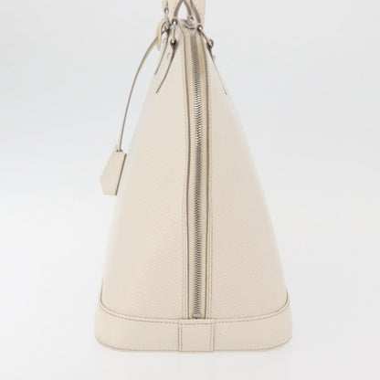 Louis Vuitton Alma Handbag Epi Leather, White, Leather, Handbag