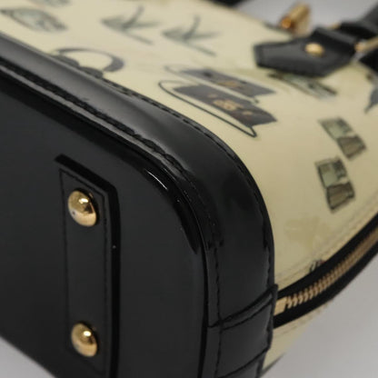 Louis Vuitton Alma Handbag Monogram Vernis, WHITE, PATENT_LEATHER, Handbag