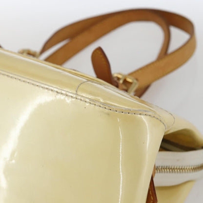 Louis Vuitton Rosewood Avenue Handbag Monogram Vernis, BEIGE, PATENT_LEATHER, Handbag