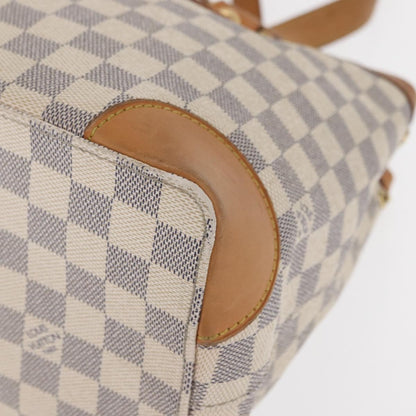Louis Vuitton Hampstead Handbag Damier, WHITE, CANVAS, Tote bag