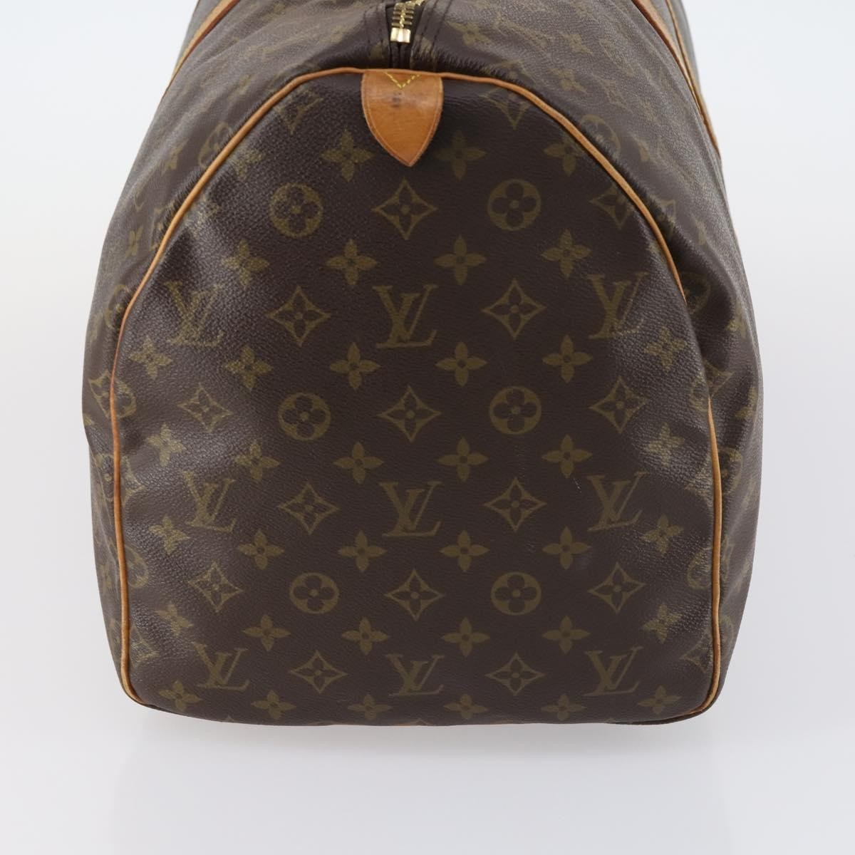 Louis Vuitton Keepall Bag Monogram Canvas, BROWN, CANVAS, Travel bag
