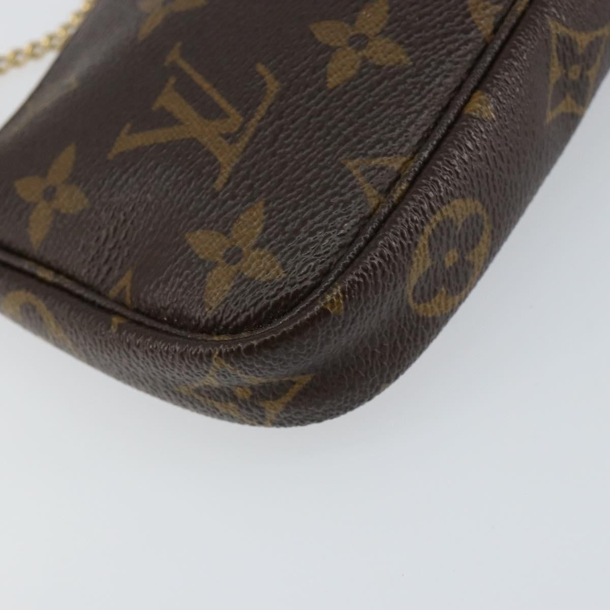 Louis Vuitton Pochette Accessoires Monogram Canvas, BROWN, CANVAS, Clutche & pouche