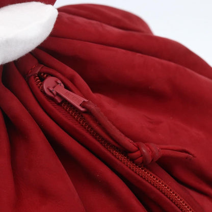 Loewe Anagram Shoulder Bag Suede, RED, SUEDE, Shoulder bag