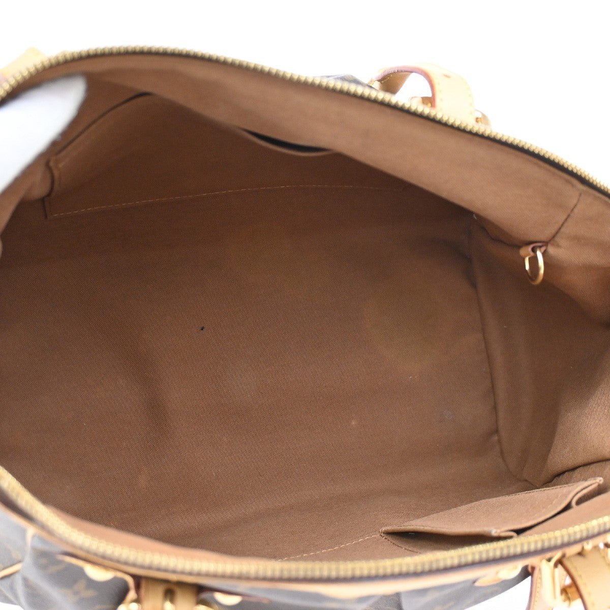 Louis Vuitton Tivoli Handbag Monogram Canvas, BROWN, CANVAS, Handbag