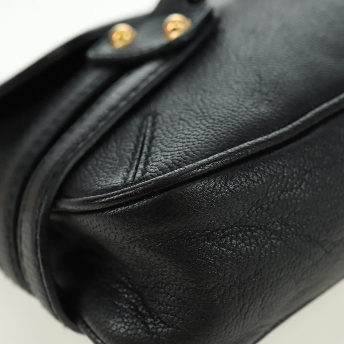 Gucci Horsebit Shoulder Bag GG Canvas and Leather, Black, Leather, Shoulder Bag