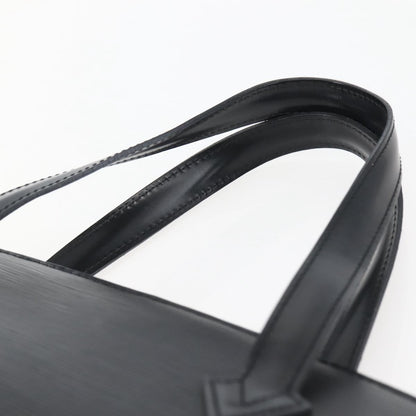 Louis Vuitton Saint Jacques Handbag Epi Leather, BLACK, LEATHER, Handbag