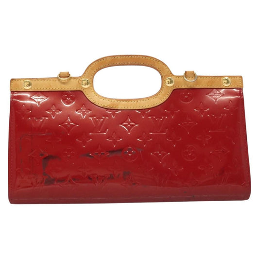 Louis Vuitton Roxbury Drive Handbag Monogram Vernis, RED, PATENT_LEATHER, Handbag