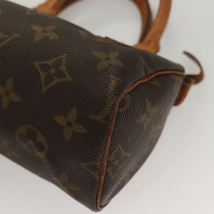 Louis Vuitton Speedy Mini HL Handbag Monogram Canvas, BROWN, CANVAS, Handbag