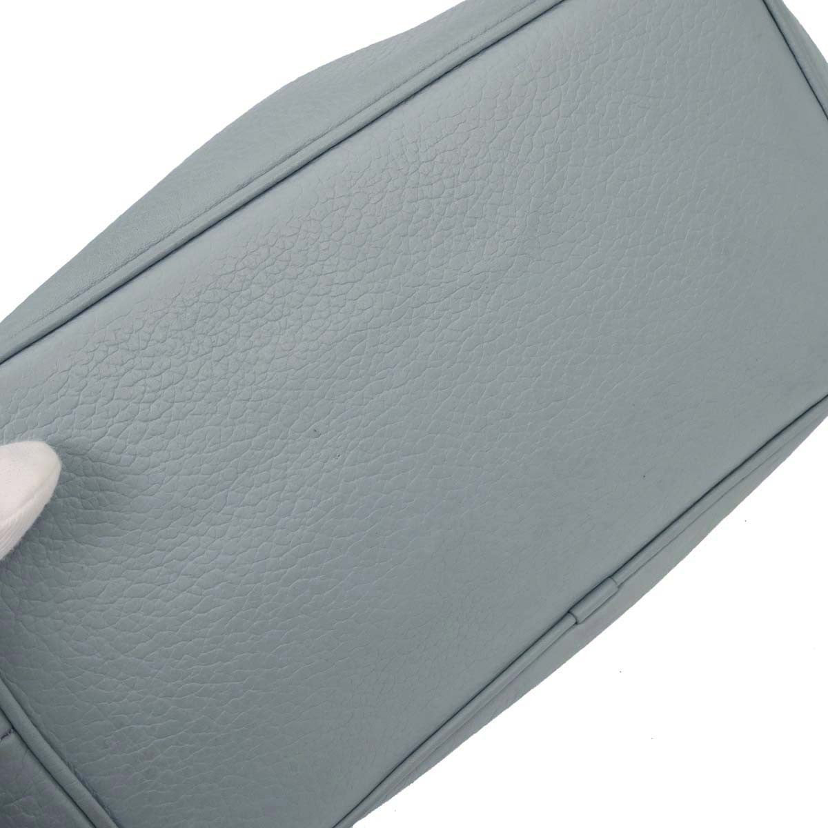 Loewe Fusta Totebag Leather, BLUE, LEATHER, Tote bag