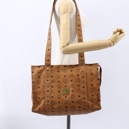 MCM Vintage Visetos Tote bag Canvas, BROWN, CANVAS, Tote bag