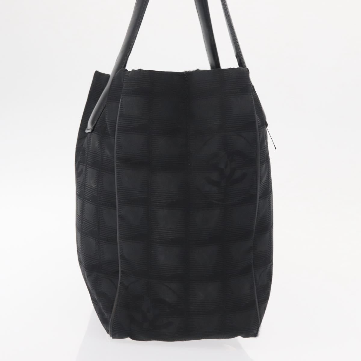 Chanel Travel Line Tote Nylon, BLACK, NYLON, Tote bag