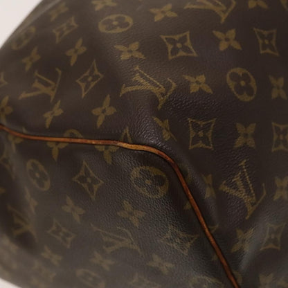 Louis Vuitton Keepall Bag Monogram Canvas, BROWN, CANVAS, Travel bag