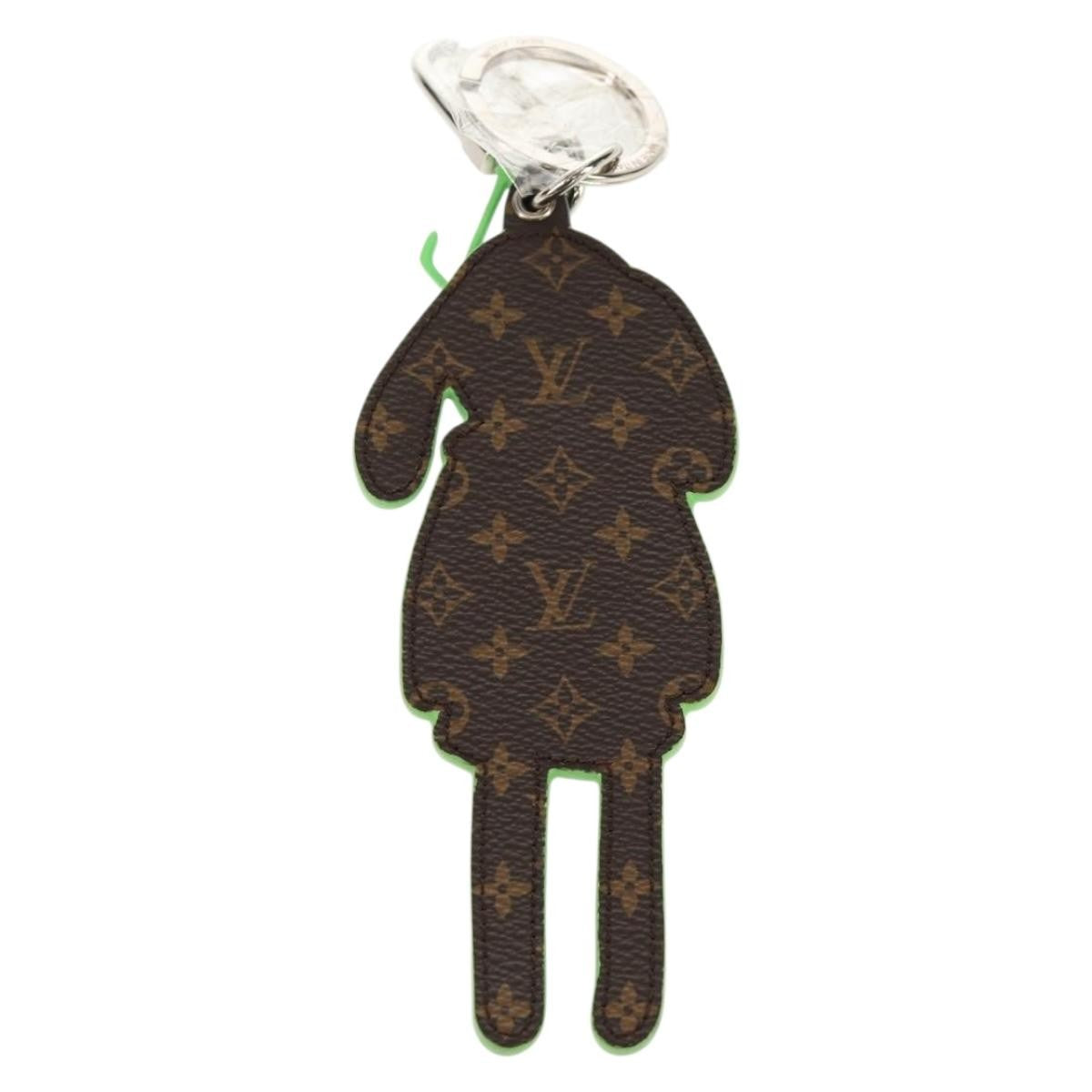 Louis Vuitton Rabbit Bag Charm Epi Leather and Fur, BLUE, LEATHER, Charms and Keychains